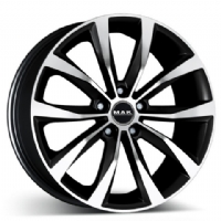 MAK Wolf 7,5"X18-5/100  ET48 Black/Pol (695 kg)